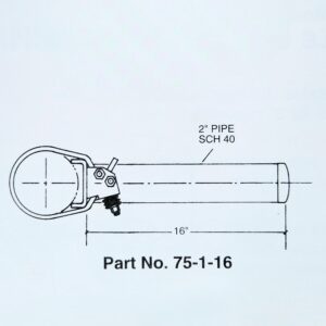 InstruMount 75 1 16 Line Mounted Supports Cable Type